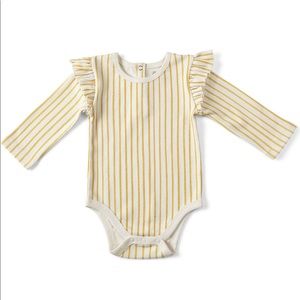 Pehr Stripes Away Ruffle Bodysuit